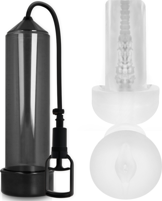 Bomba Erezione Pump Addicted RX7 con Masturbatore