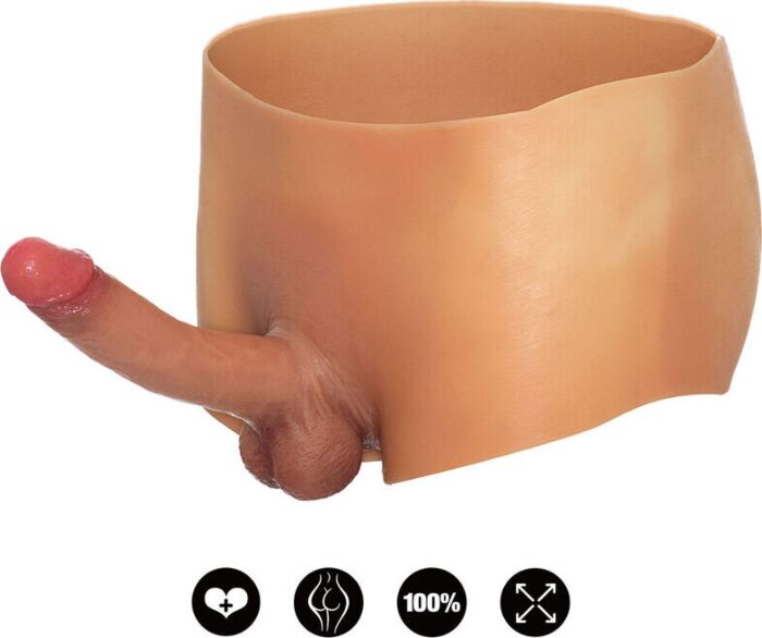 Bóxer con Pene HIDDEN DESIRE 18 cm Naturale Bóxer con Pene HIDDEN DESIRE 18 cm Naturale