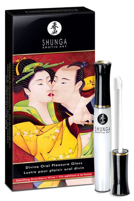Gloss labiale Shunga Divino Fragola e Cava con effetto 3 in 1 Gloss labiale Shunga Divino Fragola e Cava con effetto 3 in 1