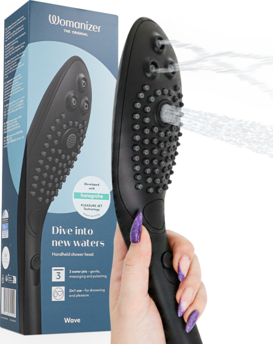 Womanizer Wave Testa Doccia Clitoride Nero
