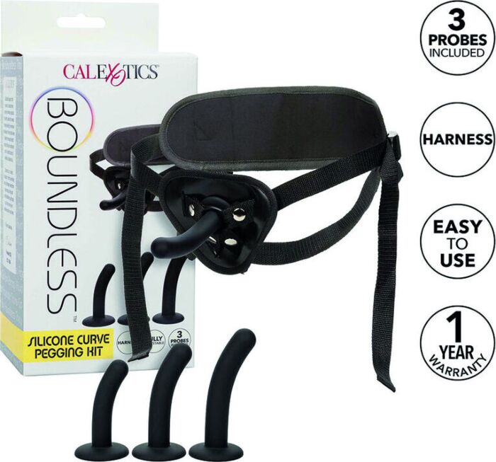 Arnesi CALEXOTICS Boundless Kit con Sondas Curvadas Arnesi CALEXOTICS Boundless Kit con Sondas Curvadas