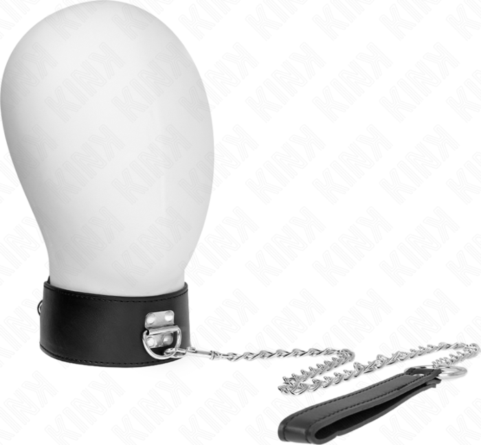 Collare KINK con Correa Nero Regolabile 65 cm