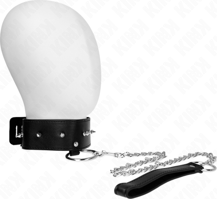 Collare KINK con Correa e Tacchetti - Eleganza e Controllo
