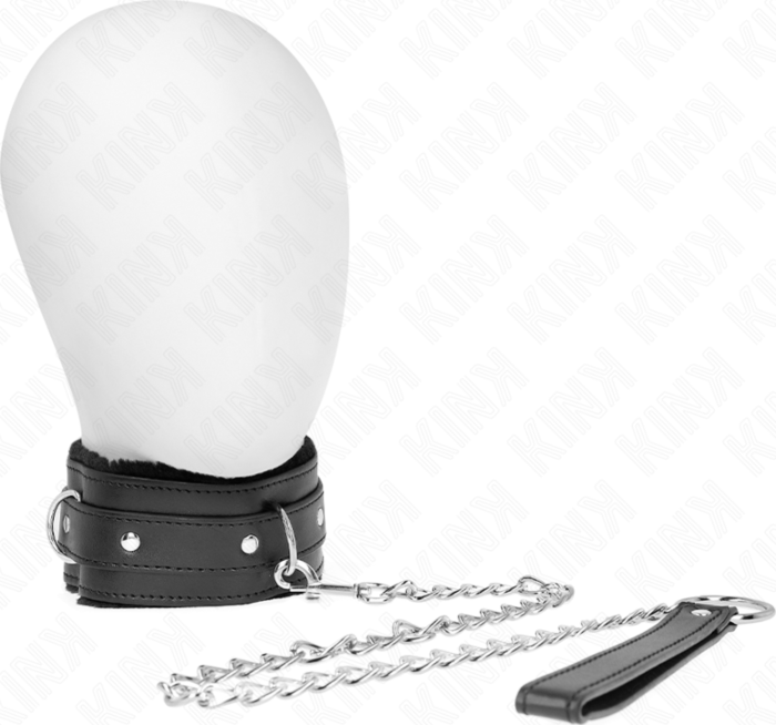 Collare KINK con Correa Nero 65 cm - Eleganza e Controllo