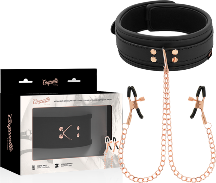 Collana Coquette in Neoprene con Pinze Collana Coquette in Neoprene con Pinze