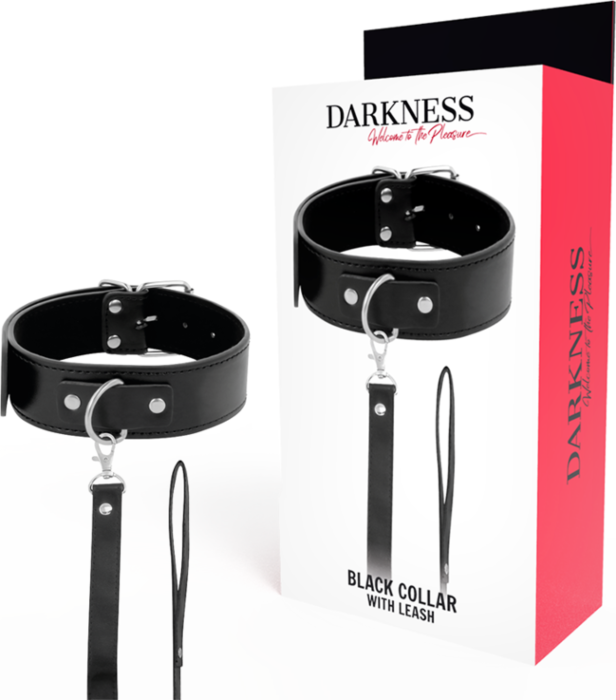 Collare di postura DARKNESS con catena in pelle