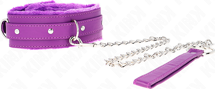 Collare KINK con Correa Morado - Eleganza e Controllo Collare KINK con Correa Morado - Eleganza e Controllo