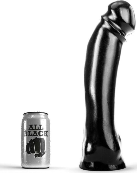 Dildo ALL BLACK DONG 33 cm asta lunga Dildo ALL BLACK DONG 33 cm asta lunga