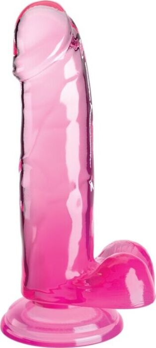 Pene Realistico King Cock 15.2cm Rosa - Piacere Assoluto