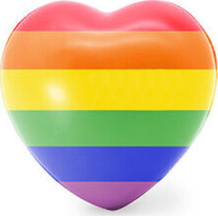 Giocattolo Antistress PRIDE Cuore Rainbow Unico