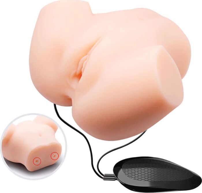 Masturbatore CRAZY BULL Doppia Vibrazione con Texture Interne Masturbatore CRAZY BULL Doppia Vibrazione con Texture Interne