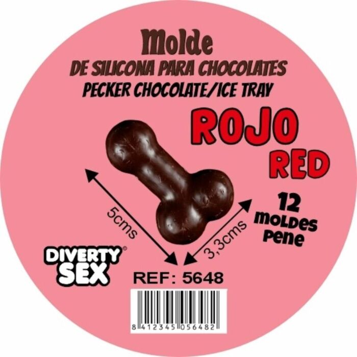 Stampo Silicone Diablo Picante per 12 cioccolatini Stampo Silicone Diablo Picante per 12 cioccolatini