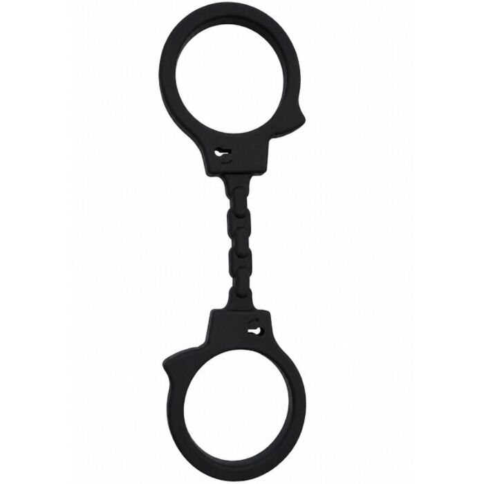 Esposizioni di libertà con manette in silicone nere Esposizioni di libertà con manette in silicone nere