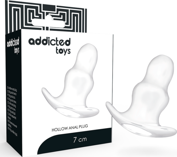 Dilatatore Anale Addicted Toys 7 cm con due anelli Dilatatore Anale Addicted Toys 7 cm con due anelli