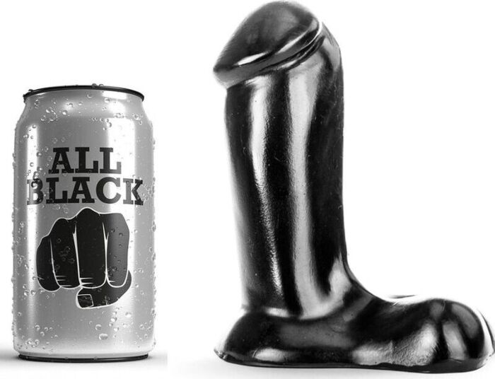 Dildo All Black 14 cm - Comfort e Stabilità