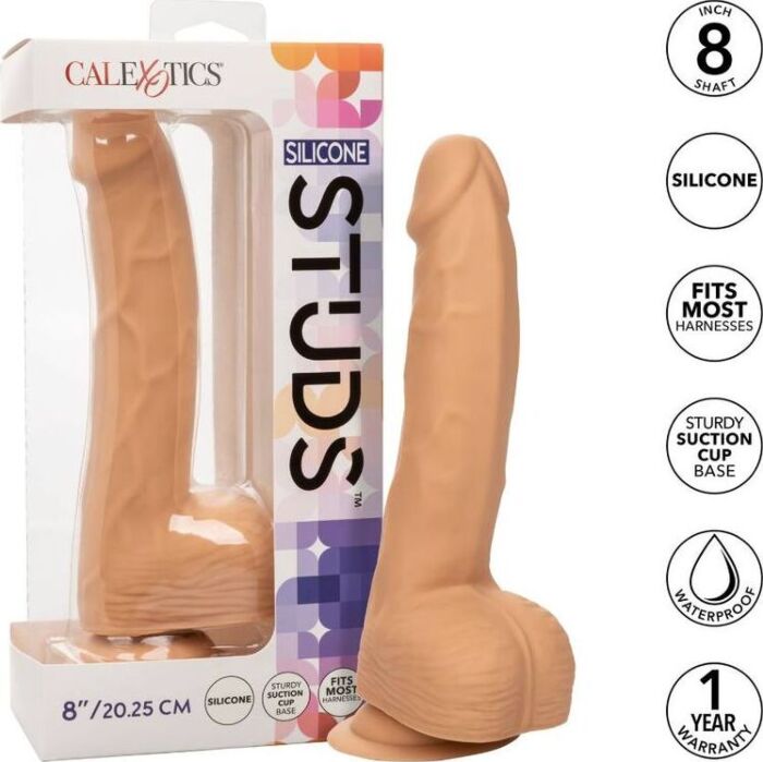 Dildo Calexotics Silicone Studs 20.32 cm Realistico