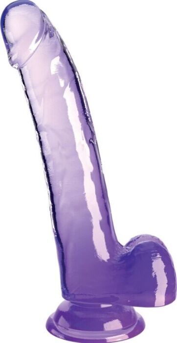 Dildo King Cock 20.3 cm Morado con Testicoli