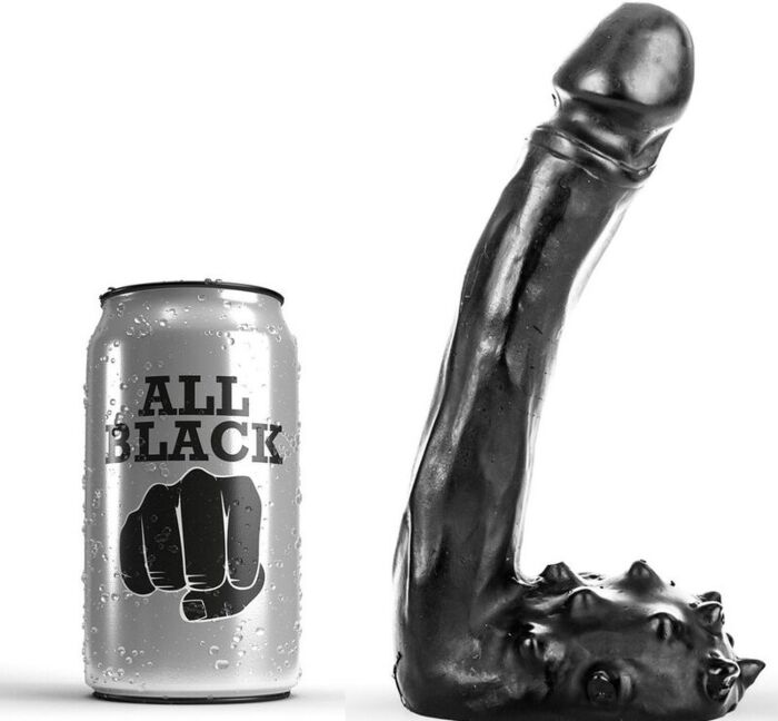 Dildo realistico ALL BLACK 19 cm Dildo realistico ALL BLACK 19 cm