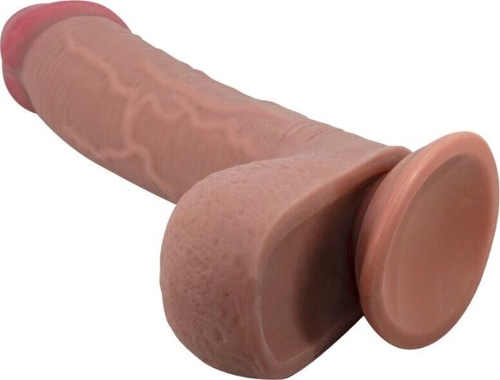 Dildo Realistico Pretty Love Mulato 23.4 cm Dildo Realistico Pretty Love Mulato 23.4 cm