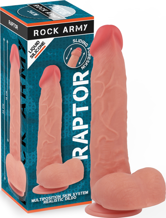 Dildo Rock Army Raptor Silicone 24cm Realistico