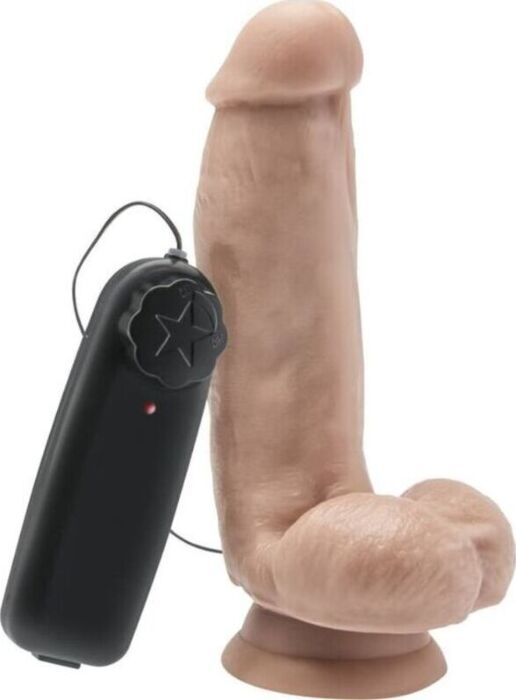 Vibratore realistico GET REAL 12 cm con testicoli Vibratore realistico GET REAL 12 cm con testicoli