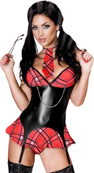 Disfraz Collegiala Chilirose CR 3195 Seduzione