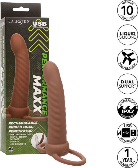 Doppio Penetratore Calexotics Maxx Vibrazioni
