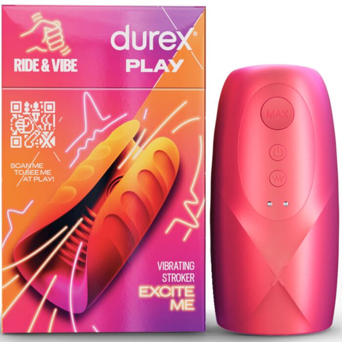 Masturbatore vibrante DUREX RIDE & VIBE con 3 modalità
