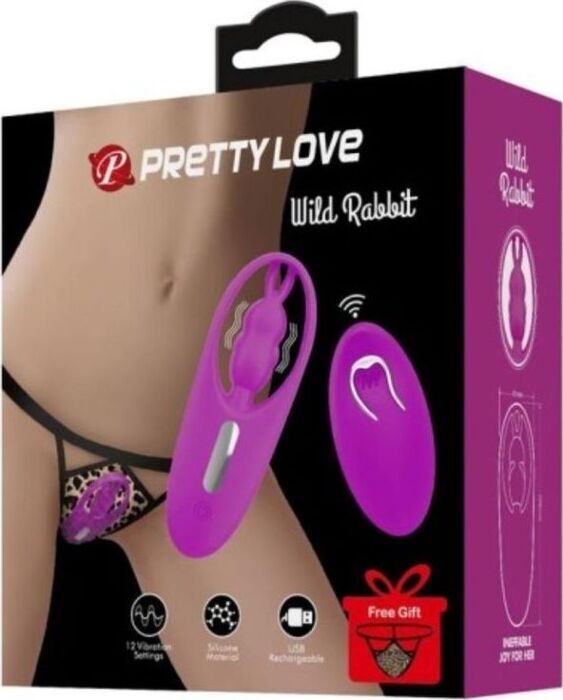 Stimolatore Pretty Love Wild Rabbit con telecomando