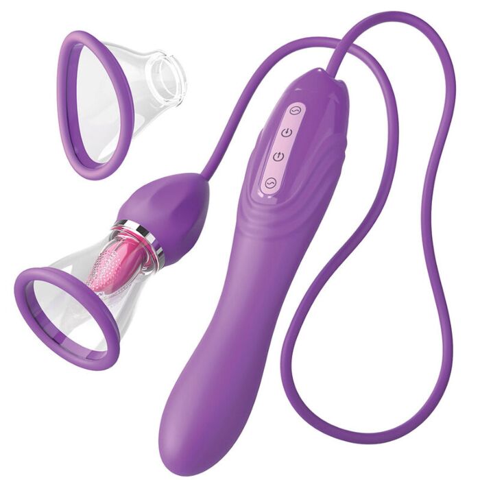 Succhiatore FANTASY FOR HER Ultimate Pleasure Max con lingua motorizzata Succhiatore FANTASY FOR HER Ultimate Pleasure Max con lingua motorizzata