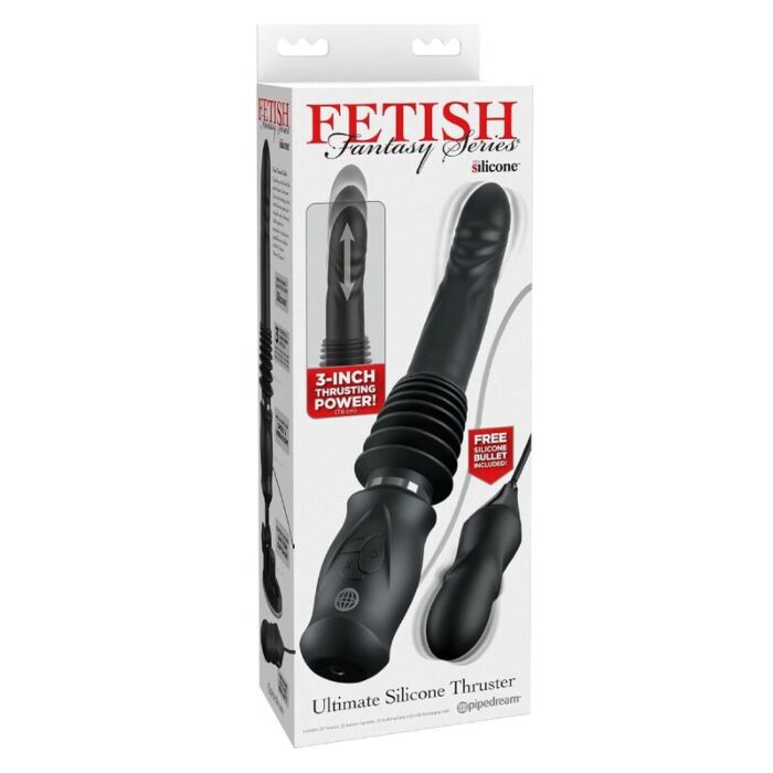 Vibratore FETISH FANTASY SERIES Ultimate Silicone Thruster con azione di spinta Vibratore FETISH FANTASY SERIES Ultimate Silicone Thruster con azione di spinta
