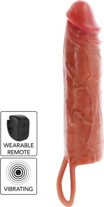 Funda Vibrante Get Real Caramello 20cm Funda Vibrante Get Real Caramello 20cm