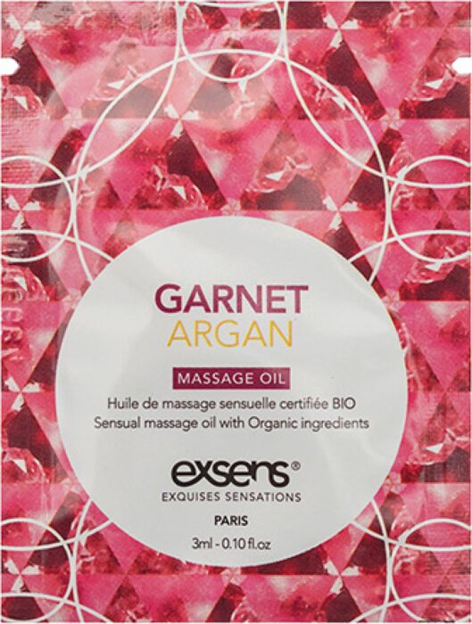Garnet Argan Massage Oil 3ml. Garnet Argan Massage Oil 3ml.