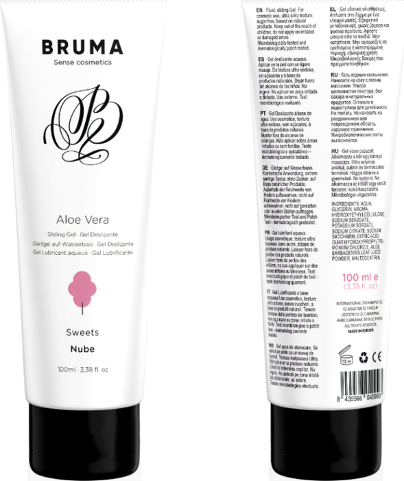 Gel Lubrificante Bruma Aloe Vera Sapore Nube
