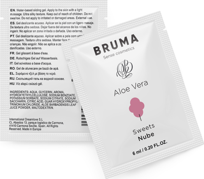 Gel Deslizzante BRUMA Aloe Vera Sapore Nube