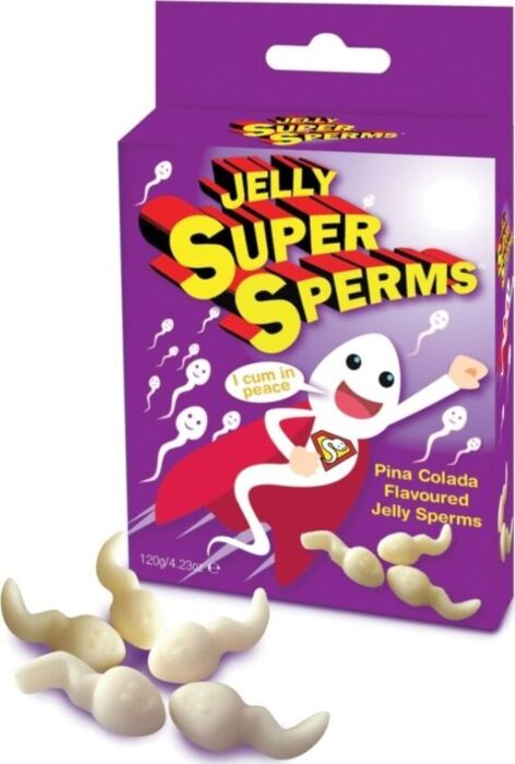 Dulces SPENCER & FLEETWOOD Jelly Super Sperm 120 gr Dulces SPENCER & FLEETWOOD Jelly Super Sperm 120 gr