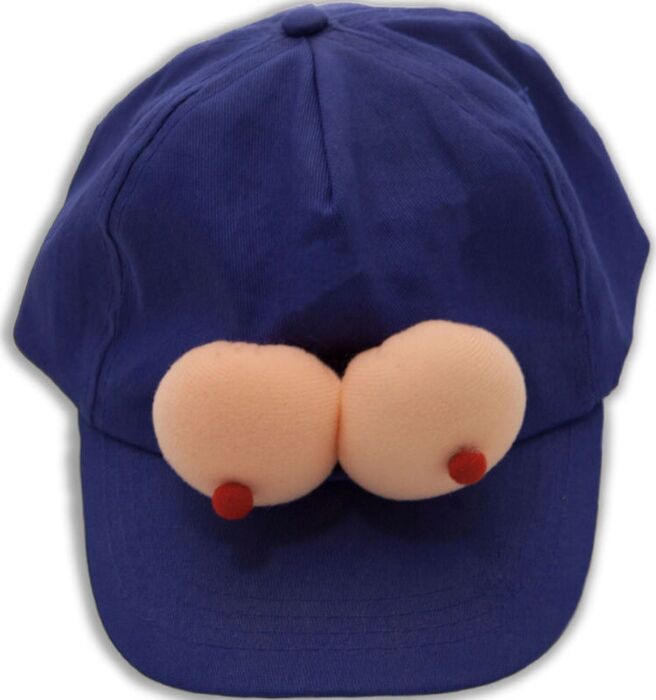 Gorra azul tetas