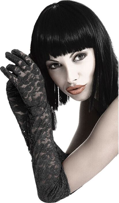 Guanti Nero Chilirose CR 3071 Eleganza Seducente