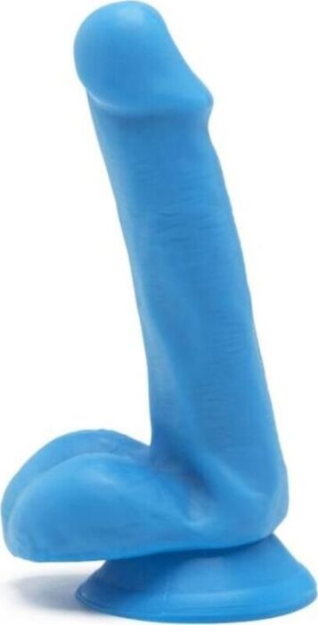 Happy dicks dildo con testicoli 15cm - blu