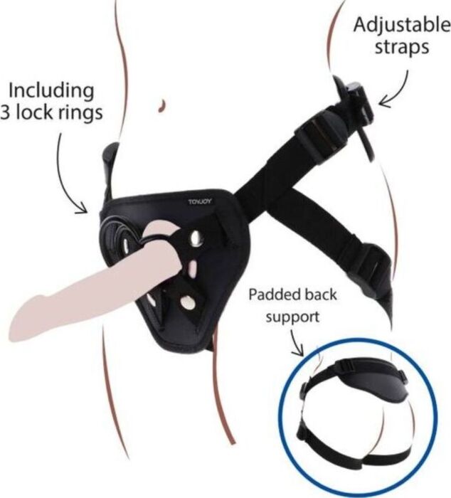 Harnais Realistico Nero