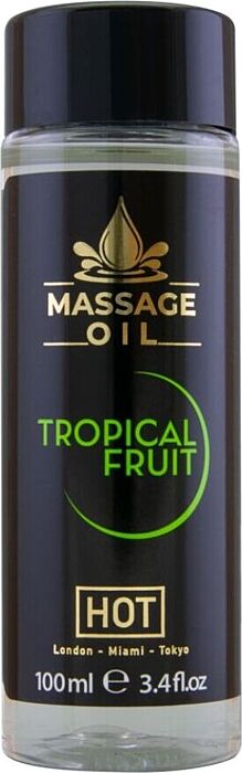 Olio da massaggio HOT Frutta Tropicale 100 ml | Fragranza esotica