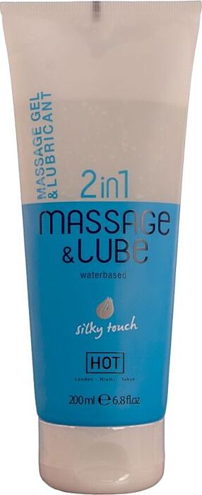 Gel Massaggio e Lubrificante HOT 2 in 1 Gel Massaggio e Lubrificante HOT 2 in 1