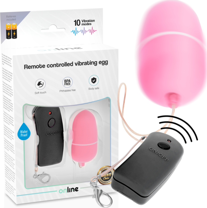 Uovo Vibrante Rosa con Telecomando