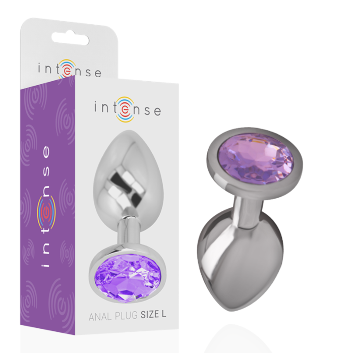 Plug Anale INTENSE con Diamante Gioiello Size S Plug Anale INTENSE con Diamante Gioiello Size S