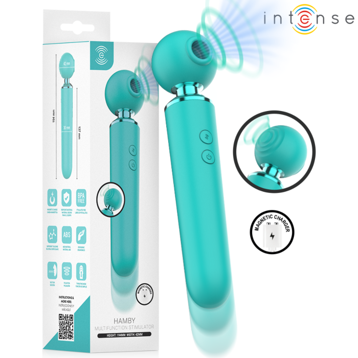 Vibratore INTENSE HIGH TECH INTENSE Succhiatore e Vibrazione Vibratore INTENSE HIGH TECH INTENSE Succhiatore e Vibrazione