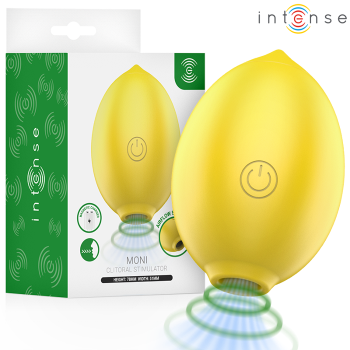 Stimolatore Succhiatore INTENSE FUN TOYS Moni Lemon Design Limone Stimolatore Succhiatore INTENSE FUN TOYS Moni Lemon Design Limone