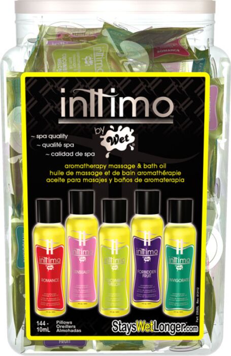 Olio per massaggio umido bote con 144 monodosi 10 ml