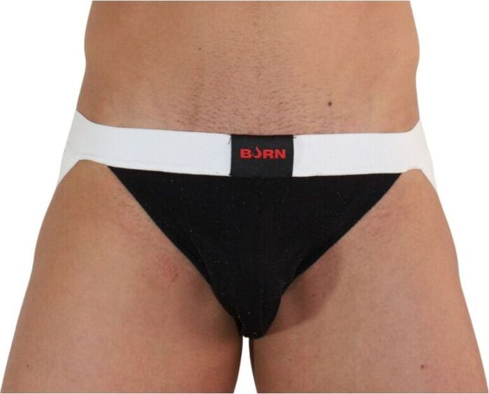 Jockstrap BURN 004 Nero Bianco | Comfort e Stile