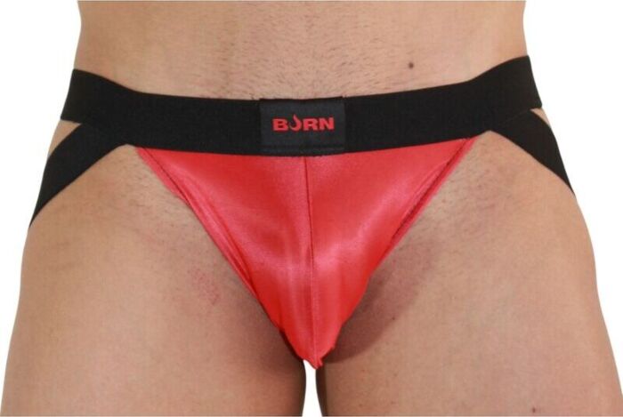 Jockstrap BURN 010 Rosso/Nero XL | Sensualità Unica