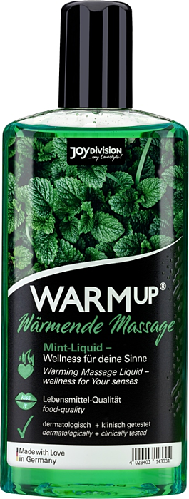 Joydivision - Gel Massaggio Effetto Calore Menta 150 ml